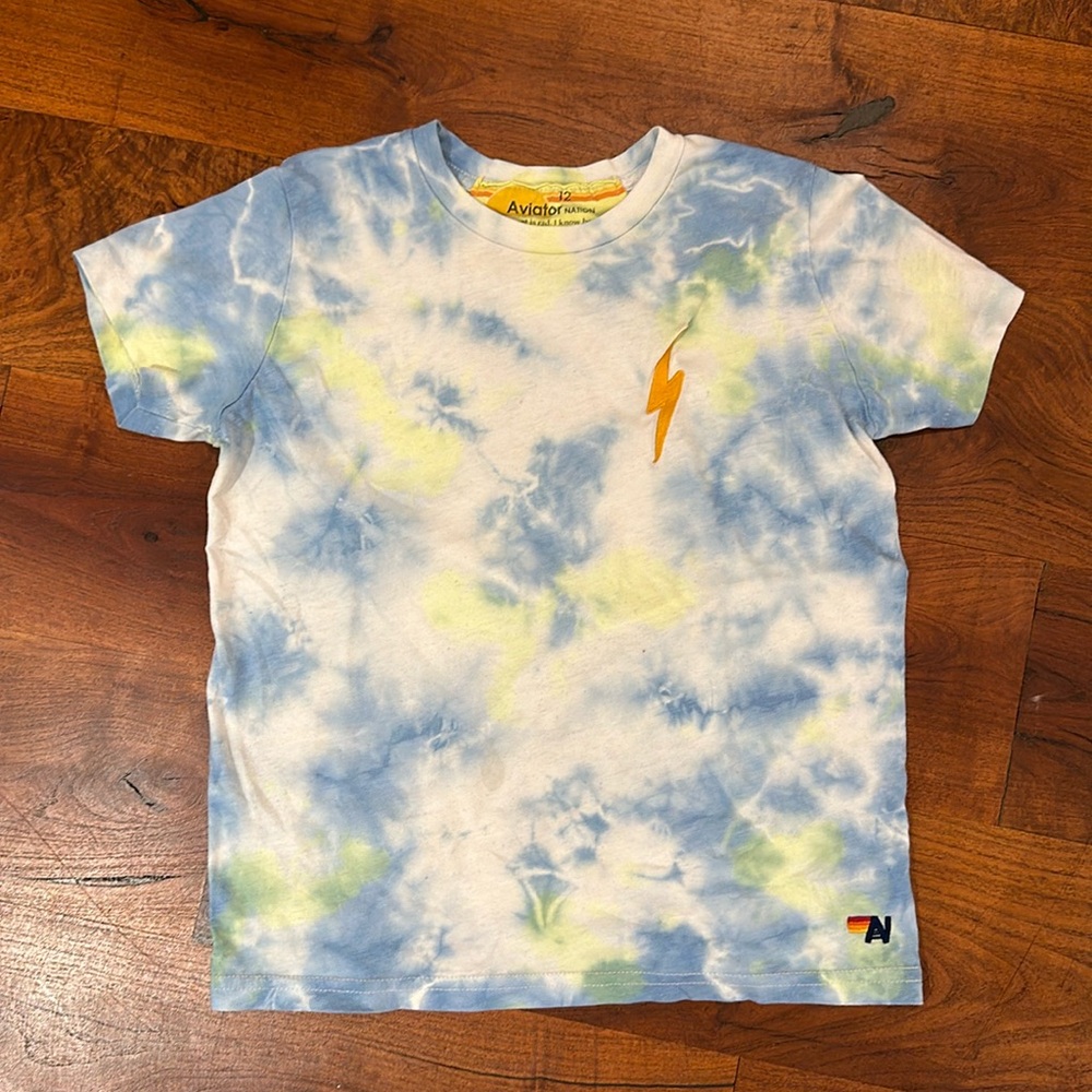 Tie dye aviator nation tee